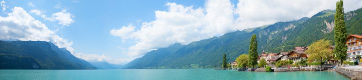 View of a lake in Switzerland